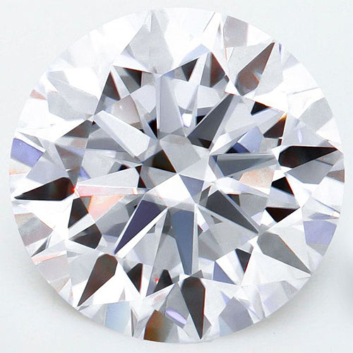 JLUXS Loose 2.00 Ct 8mm VVS/D Round Brilliant Loose Moissanite Diamond (with GRA Certificate)