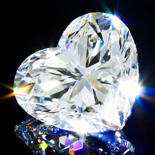 JLUXS Loose 1.00 Ct 6.5mm VVS/D Heart Brilliant Cut Loose Moissanite Diamond (with GRA Certificate)