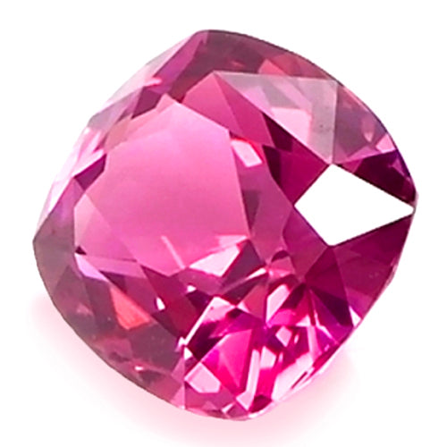 JLUXS CUSHION CUT 12MM IMPERIAL PINK TOPAZ (VS) AMAZING SPARKLING LOOSE GEMSTONE