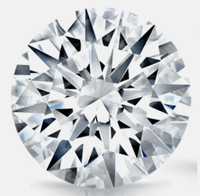JLUXS Loose 3.00 Ct 9mm VVS/D Round Brilliant Loose Moissanite Diamond (with GRA Certificate)