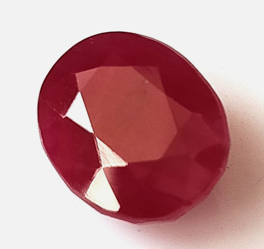 JLUXS OVAL CUT 8X10MM 4.18 CT AFRICAN RUBY AMAZING SPARKLING LOOSE GEMSTONE